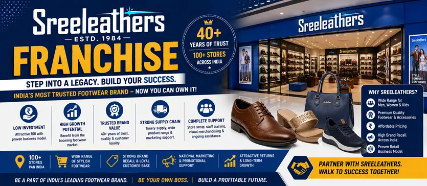 Sreeleathers Franchise Cost, Application requirement, and more